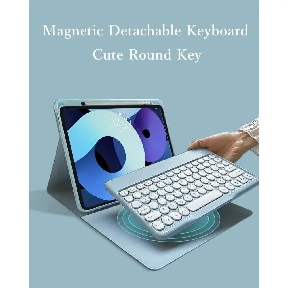 Pink Tablet Keyboard Case with Stand